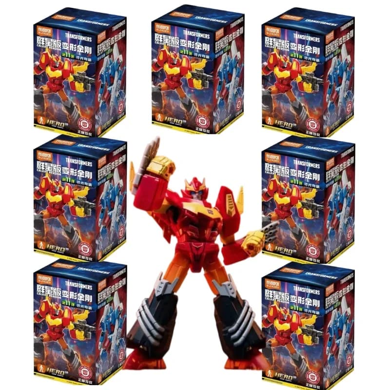 Licensed Blokees Transformers Galaxy V11 Lost Light Blind Box In Stock Brick Figure Collectible Toy Boys Xmas Birthday Gift 9pcs