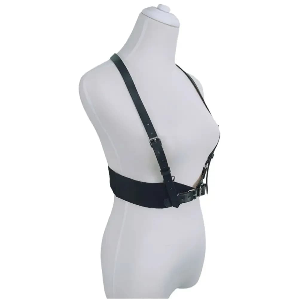 Body Harness, Top Bondage, Harness Harajuku, Cintura a Bretelle con Fasce da Donna, Lingerie Bondage, Reggiseno a Gabbia, Giochi per Adulti, Rave Goth