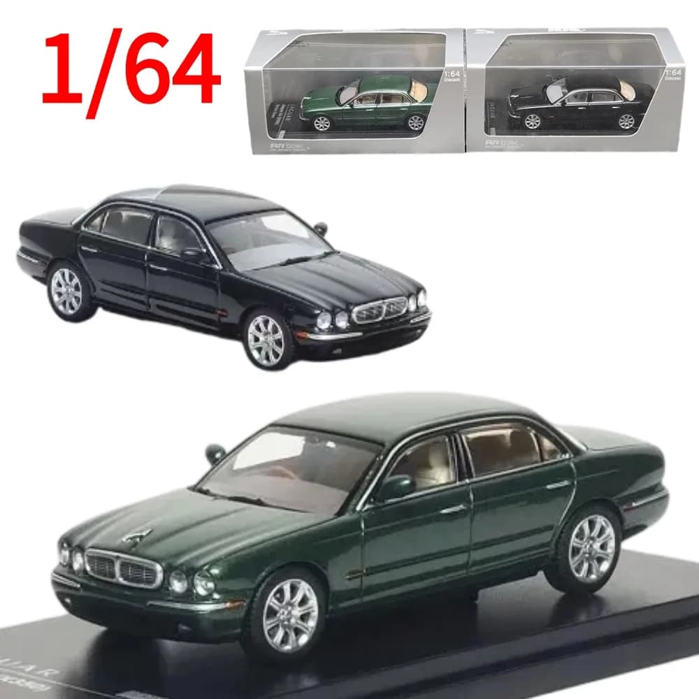 AR BOX Diecast 1:64 Scale XJ6 X350 Car Model Alloy Jaguar Play Vehicles Collectible Model Cars Toys for Boys Gift
