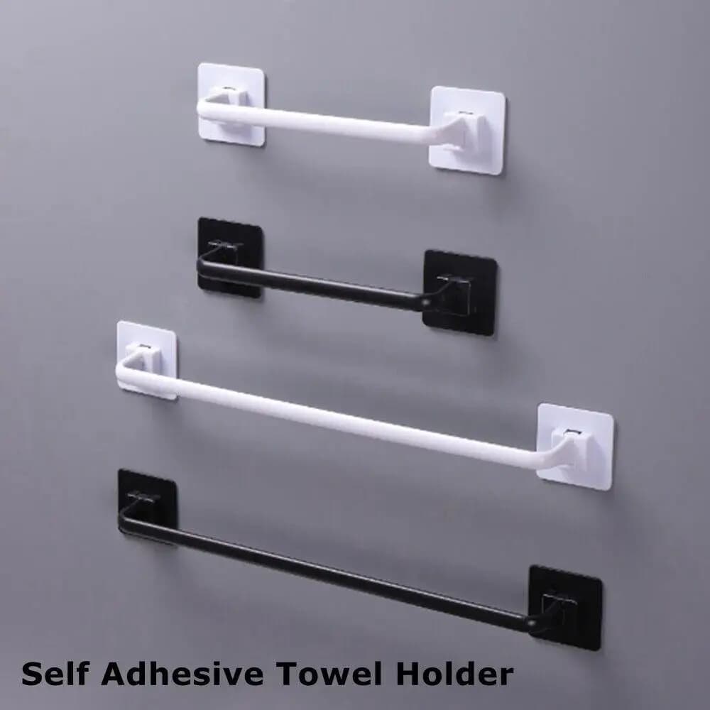 Useful Wall Mount Toilet Bracket Storage Shelf Bathroom Bar Towel Rack Clothes Holder