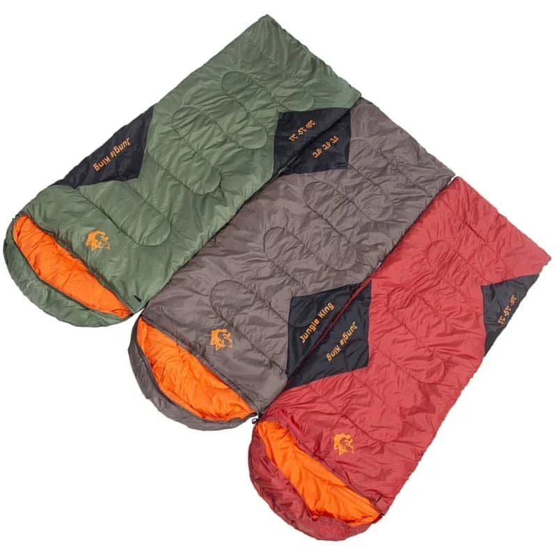 JUNGLE KING CY0904 Sacco a pelo da campeggio Ultraleggero impermeabile 4 stagioni Busta calda Sacco a pelo Coperta da viaggio per escursionismo all'aperto