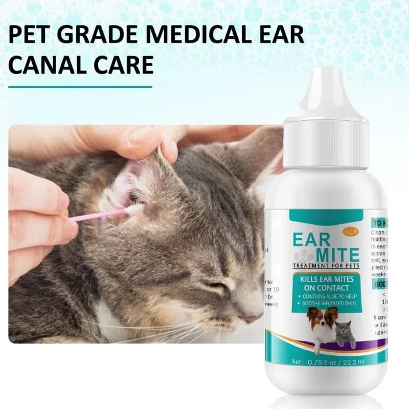 60ml Pet Dog Cat Eye Gocce Detergente per cani Lenitivo Idratante Smacchiatore per il lavaggio Efficace Rimuovi la strappo Prodotti per la pulizia