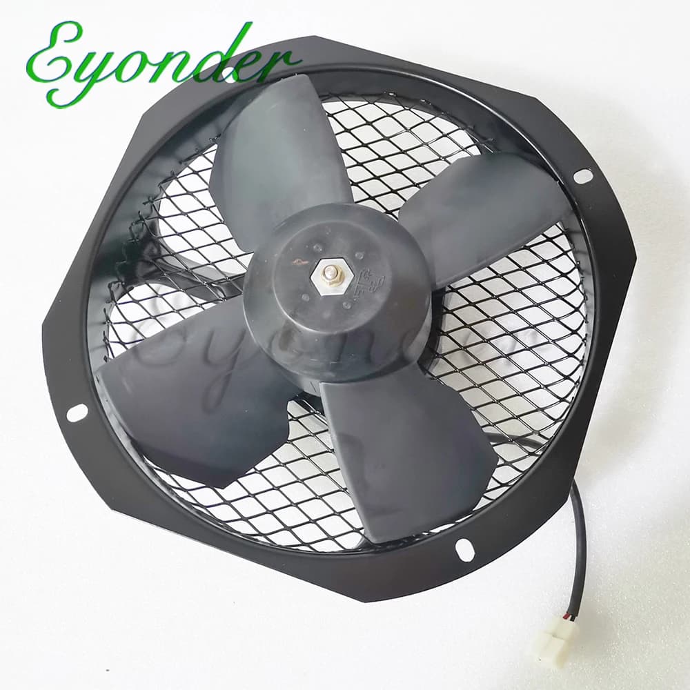 A/C Aria Condizionata Condizionata Elettronica Elettrica di Raffreddamento Del Radiatore Condensatore Ventola 12V 24V per Toyota Coaster Mini Bus