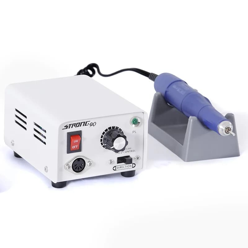Micro Dental Laboratory Engines Strong90 Brush Dental Micromotor 35000 RPM Nail Polishing Manipoli