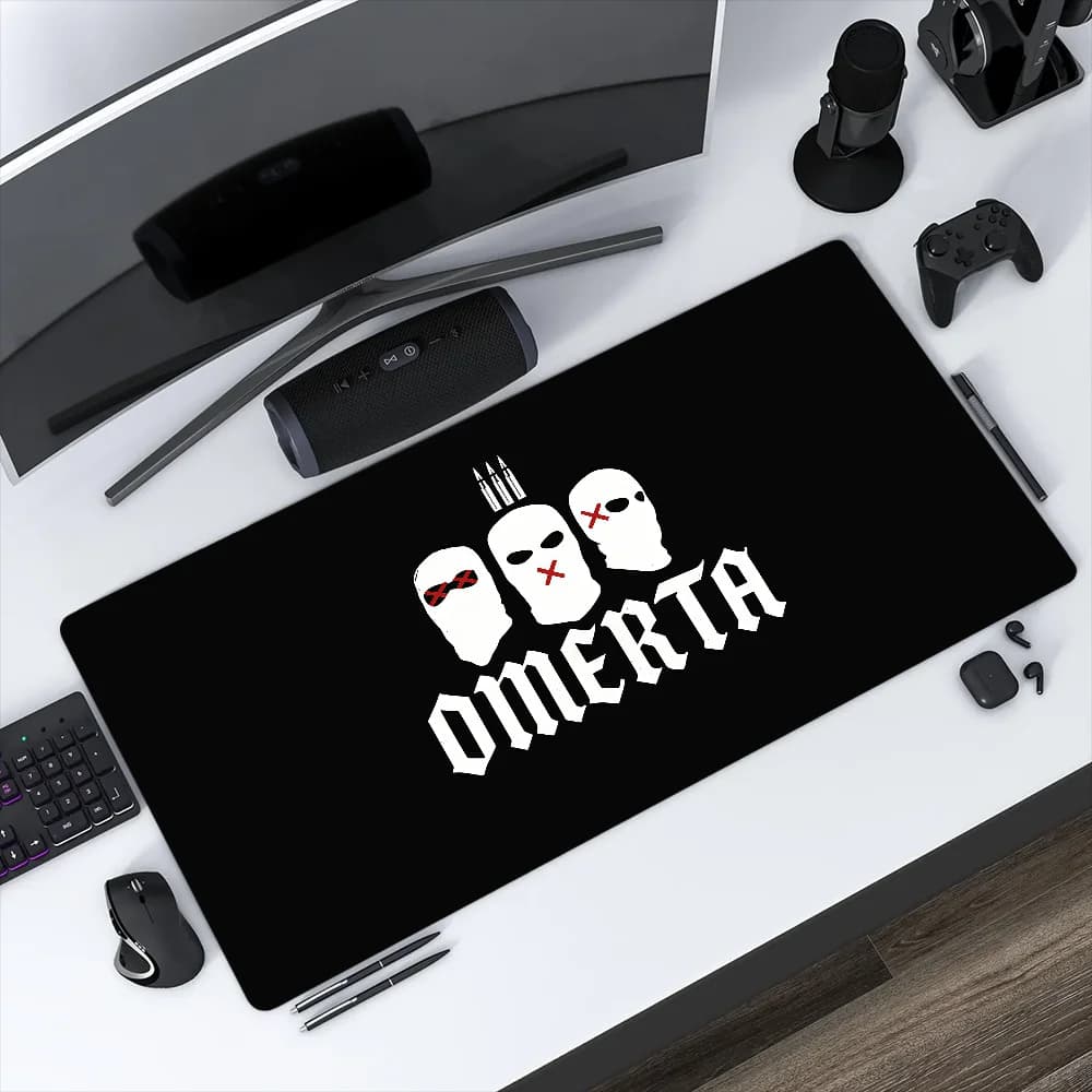 Tappetino per mouse O-merta antiscivolo con bordi cuciti, per ufficio, studenti, gaming, spesso, grande, per scrittura, R-Recordes Pad Singer Cushion