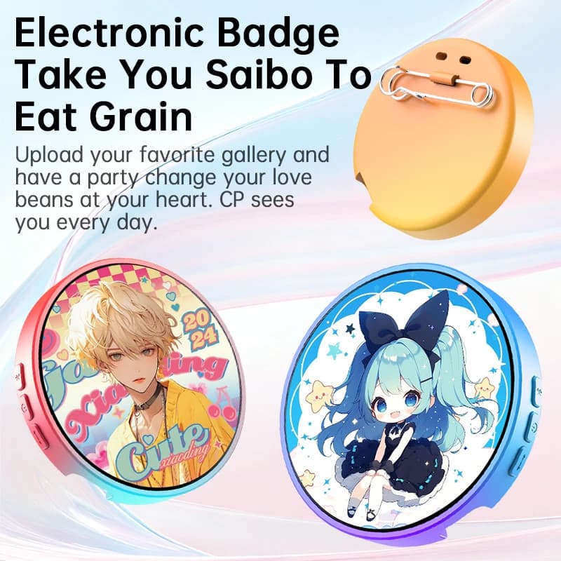 Badge Elettronici Bluetooth, Merchandise Anime, Articoli di Pop Culture, Mini Ganci per Fan Club di Stelle Anime, Concerti e Supporto Fan