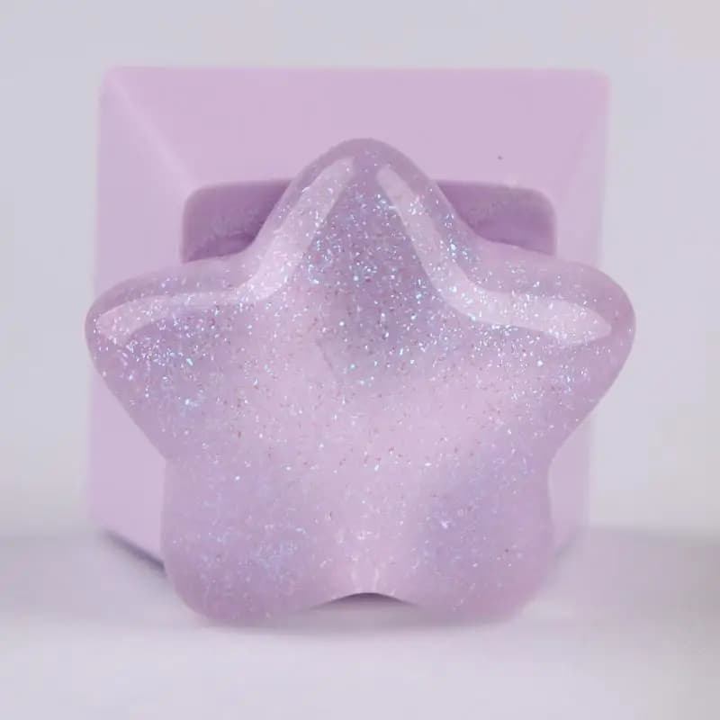 4 pezzi di copritasti a forma di stella carina dolce traslucido ragazza regalo personalizzato per accessori per tastiera meccanica
