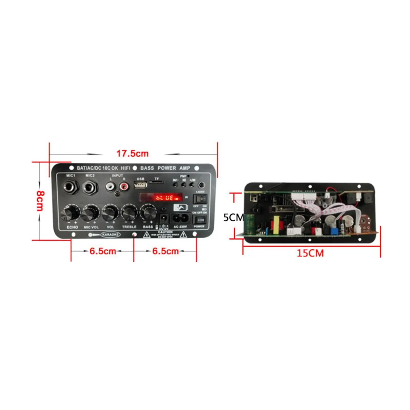 Scheda Amplificatore Audio Professionale per Auto in Ferro, Modulo AMP a Raffreddamento Rapido per Sistemi Audio Auto