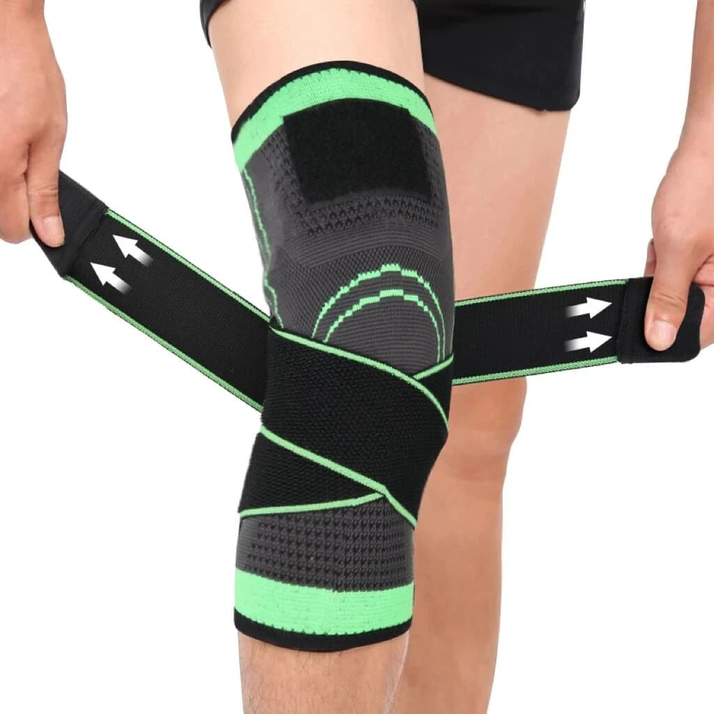 1 pz ginocchiere bretelle supporto sportivo ginocchiera uomo donna per artrite articolazioni protezione fitness manica di compressione