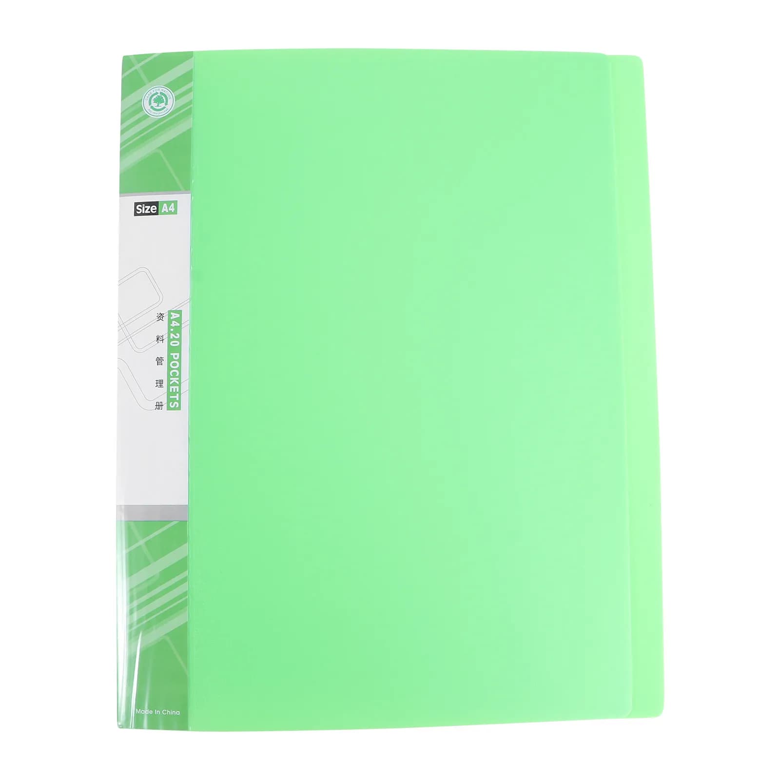 Cartella Portadocumenti A4 con 20 Pagine Riutilizzabili in Plastica per Compiti, Organizzazione Ufficio, Archiviazione e Test