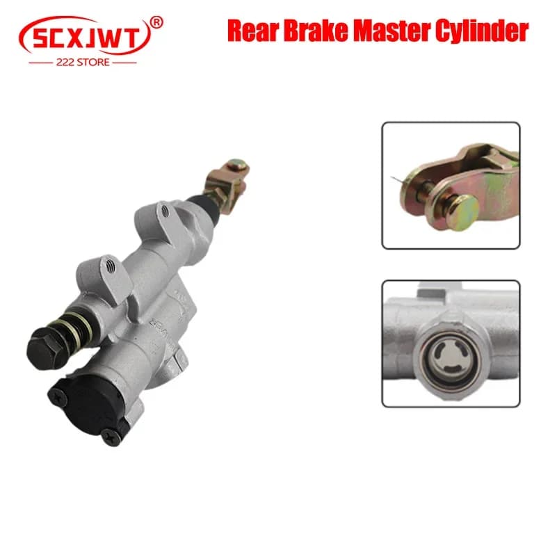New Motorcycle Rear Hydraulic Brake Master Cylinder Pump For 50cc 70cc 110cc 125cc 150cc 250cc Thumpstar ATV Pit Pro Dirt Bike