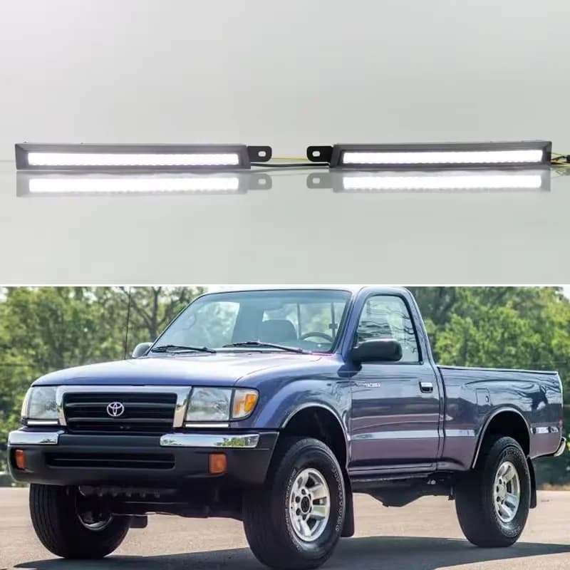 Per Toyota Tacoma 1998 1999 2000 Auto LED Luce di marcia diurna Faro DRL Lampada fendinebbia anteriore 12V ABS impermeabile Auto DRL