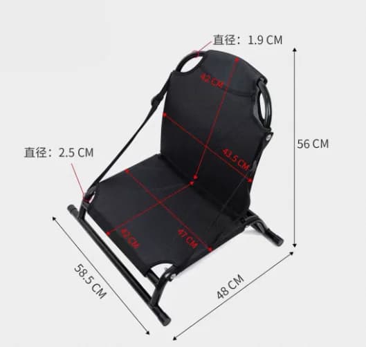 Paddle, tavola da surf, kayak, sedile in metallo, cuscino schienale portatile