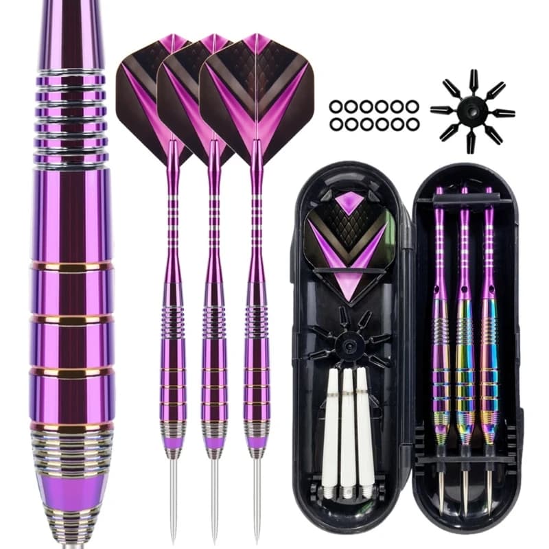 3 Pz/pacco 22g Set Freccette con Punta in Acciaio PET Standard, Aste per Freccette in Alluminio Punta in Acciaio con