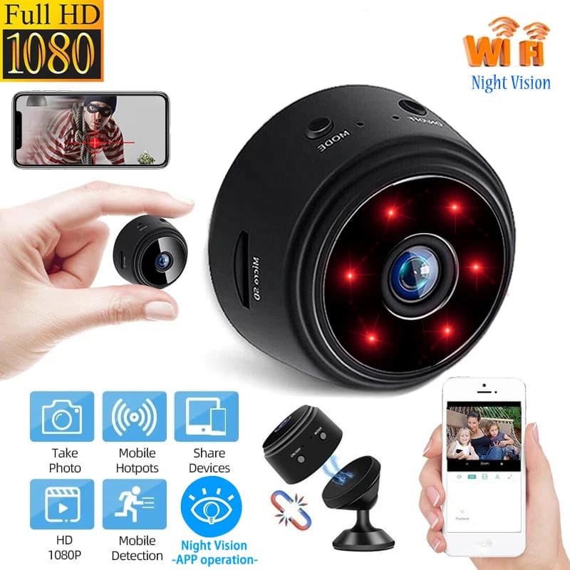 A9 Mini IP Camera Mobile 1080P HD WiFi Surveillance cameras Sensor Web Camera Video Security Home Smart Security Wireless Security Camera