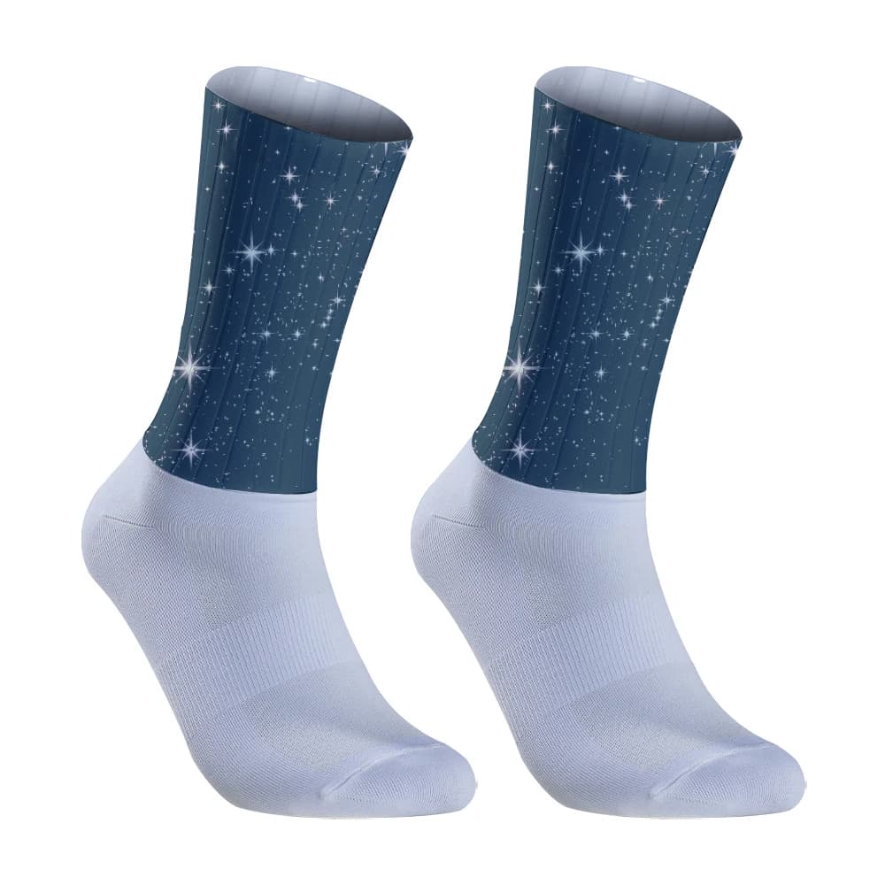 Socks Anti Slip Silicone Summer Aero 2023 Whiteline New Cycling Socks Men Bicycle Sport Running Bike Socks Calcetines