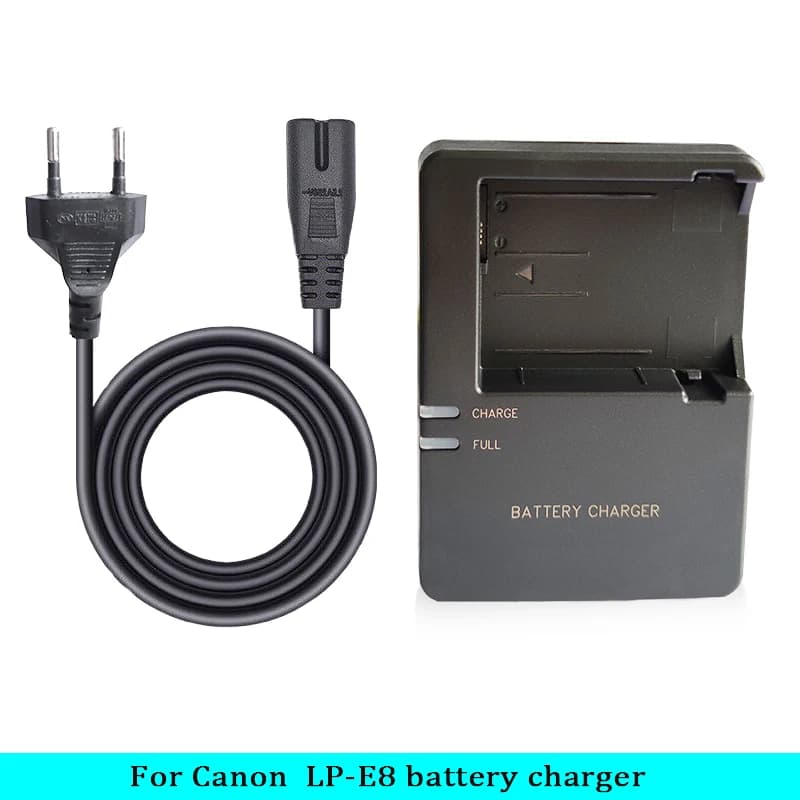 Hot LP-E8 Camera Battery Charger replace LC-E8C For Canon EOS 700D 650D 600D 550D Rebel T2i T3i T4i T5i Kiss X4 X5 X6i X7 LPE8