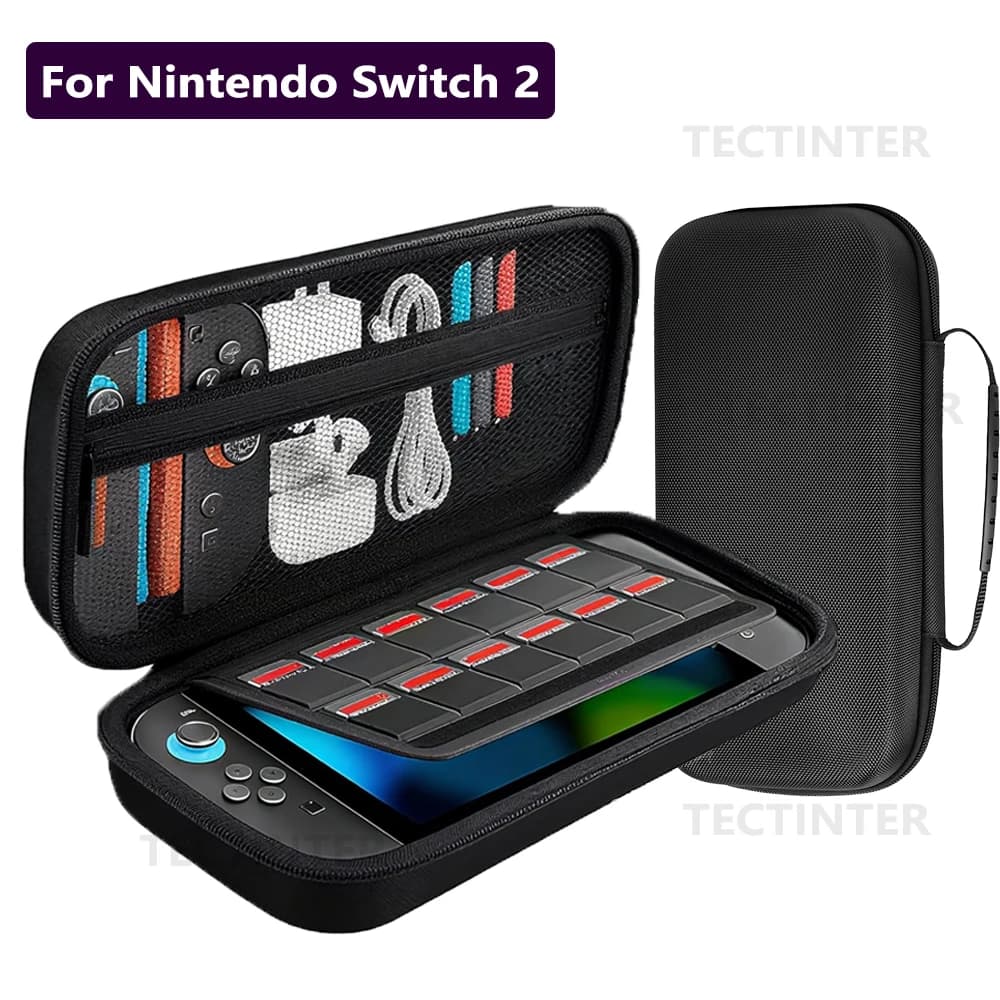 Custodia da trasporto portatile per Nintendo Switch 2 Console Adattatore CA Custodia protettiva da viaggio Shell per accessori di gioco Switch 2