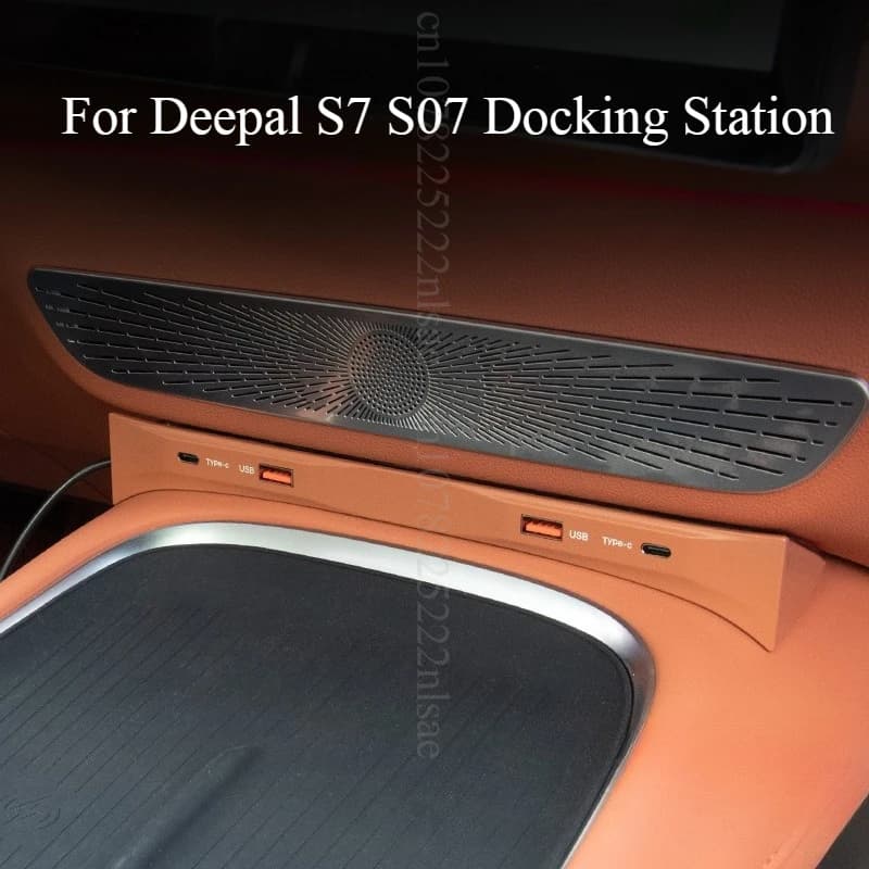 Per Deepal S7 S07 Docking Station di espansione centrale Modifica Spina USB Espansione Porta di ricarica Convertitore Caricatore rapido per auto