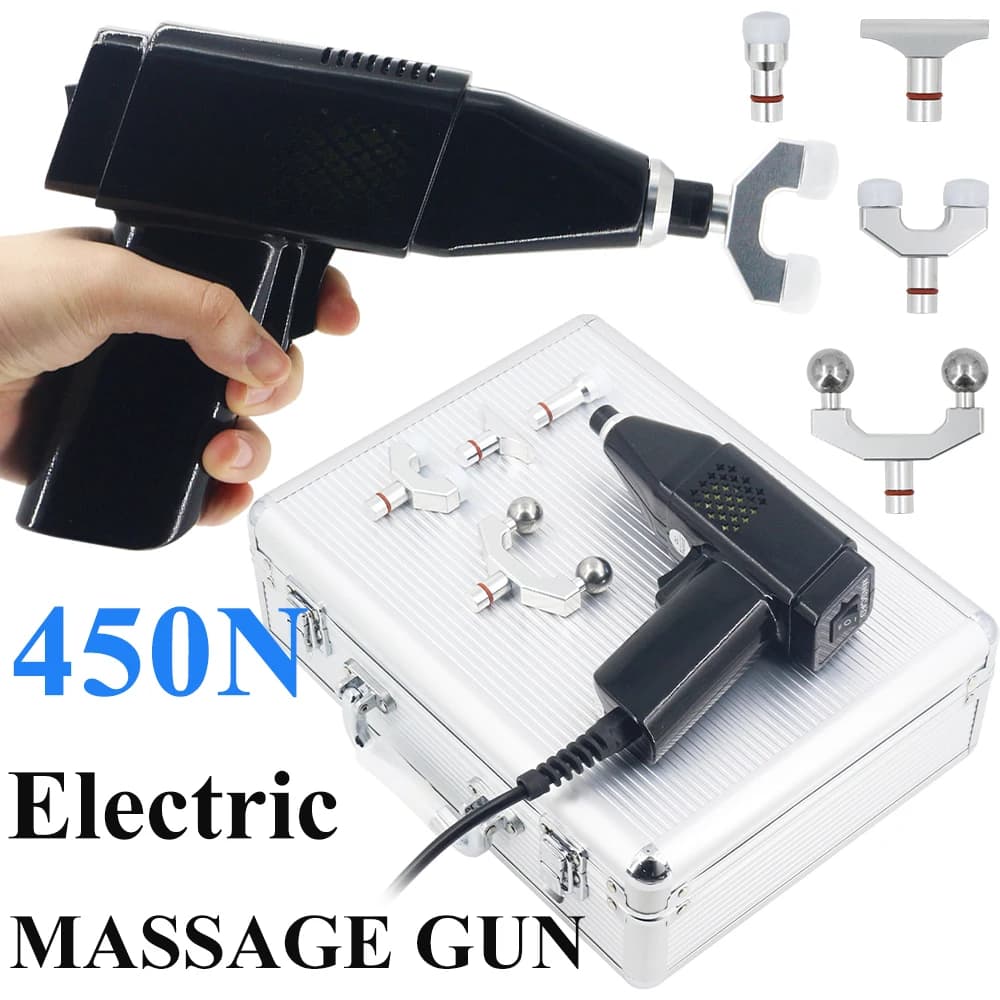 Electric Chiropractic Adjustment Tool Correction Gun Spine Therapy Pulse Adjustable Gun Body Relaxation Massage