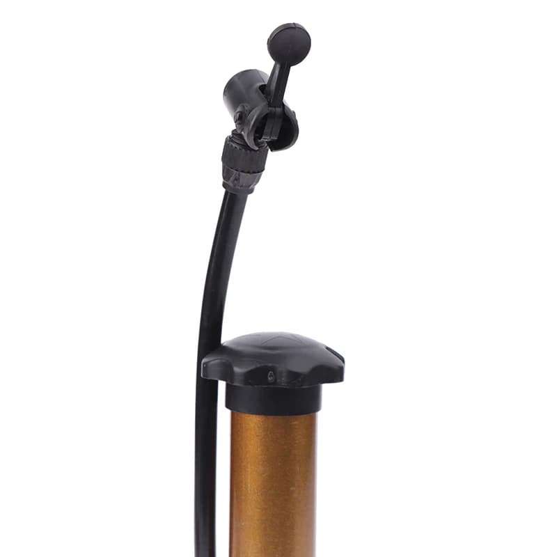 Pompa per Bicicletta Portatile 80 PSI, Gonfiatore Manuale per Pneumatici e Palloncini, Valvola Schrader, Pompa da Pavimento, Accessori per Ciclismo