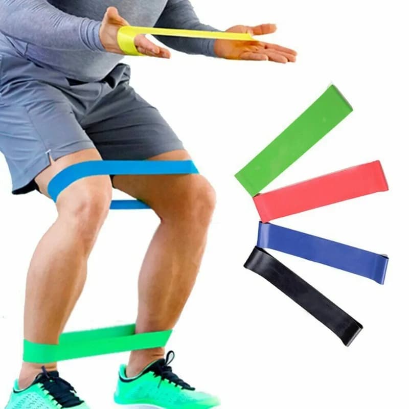 TPE Resistance Faxes Fitness Set Rubber Ring Grips Strength Training Expansion Gym Equipment for Yoga Elastic Rubber Ring