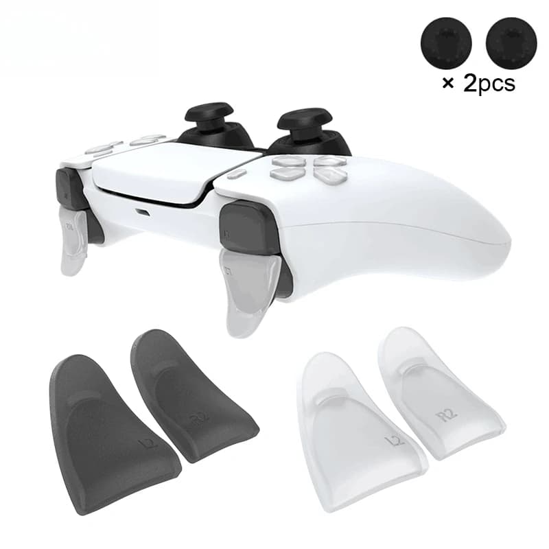 1 Set Pulsante Trigger Esteso Per PS5 L2/R2 Trigger Extender D-Pad Chiave Cap Per PS5 Gamepad Accessori Con Joystick Cap copertura