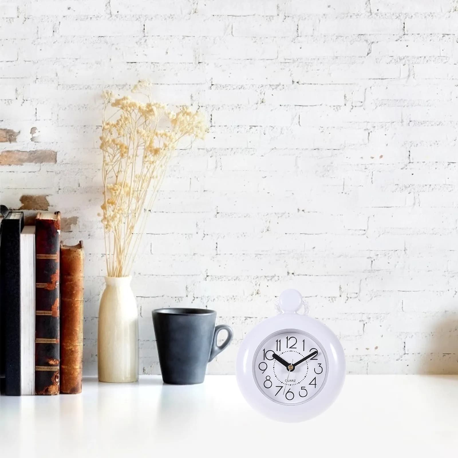 Orologio da Parete Moderno per Bagno, Impermeabile e Silenzioso, Design da Appendere per Bagno, Soggiorno, Camera da Letto, Decorazione Casa