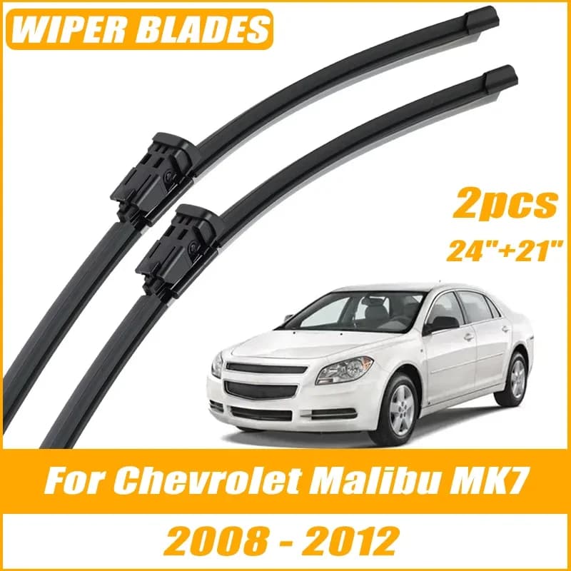2pcs Wiper Front Wiper Blades For Chevrolet Malibu MK7 2008-2012 Windshield Windscreen Clean Window Car Rain Brushes 24"+21"