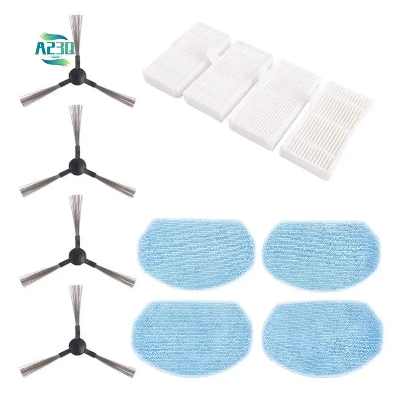 A23Q-For Midea Vcr04w Side Brush Hepa Filter Mop Cloths Rag Robot Vacuum Cleaner Accessories Spare Parts