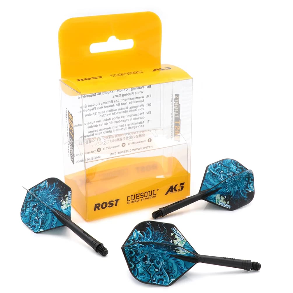 CUESOUL ROST AK5 Dart voli con quattro simboli mitologici Design-XW