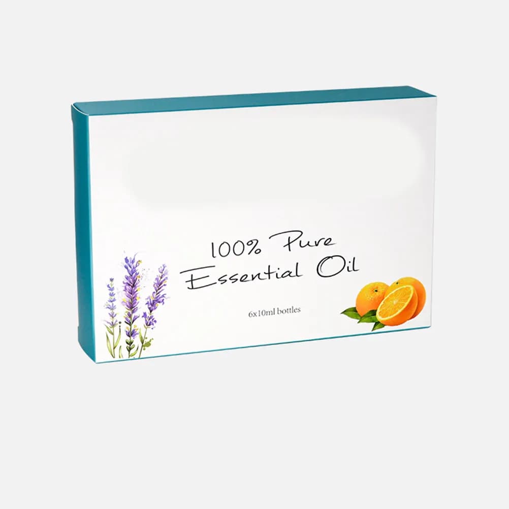 6Pcs 10Ml Natural Organic Essential Oil Aromatherapy Set for Women Relaxation Stress Relief Sleep Aid Skincare Travel Friendly