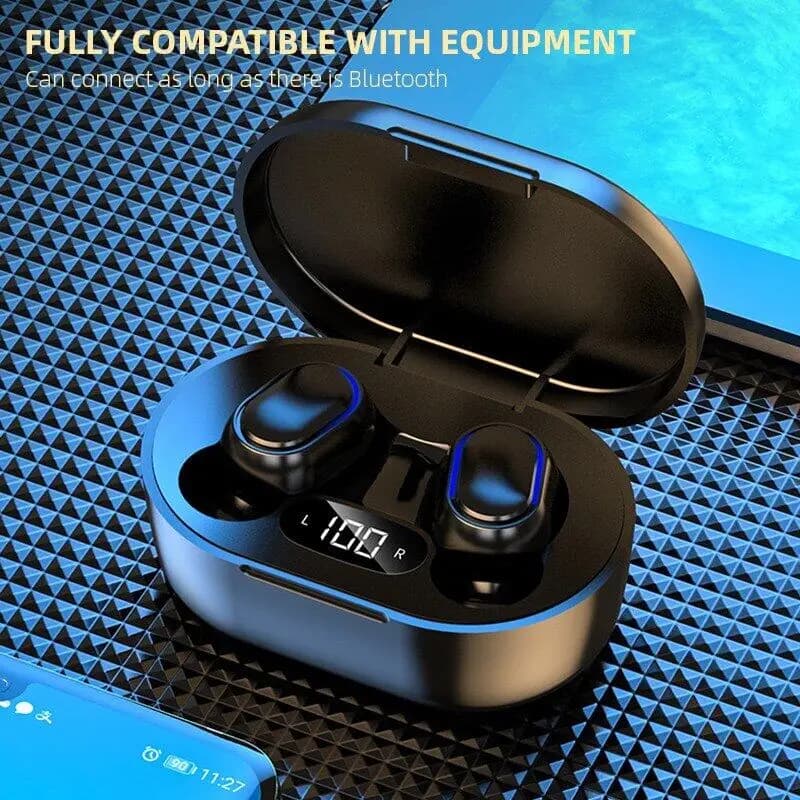 TWS Wireless Headset Bluetooth 5.0 LED Display auricolari Sport auricolari cuffie impermeabili