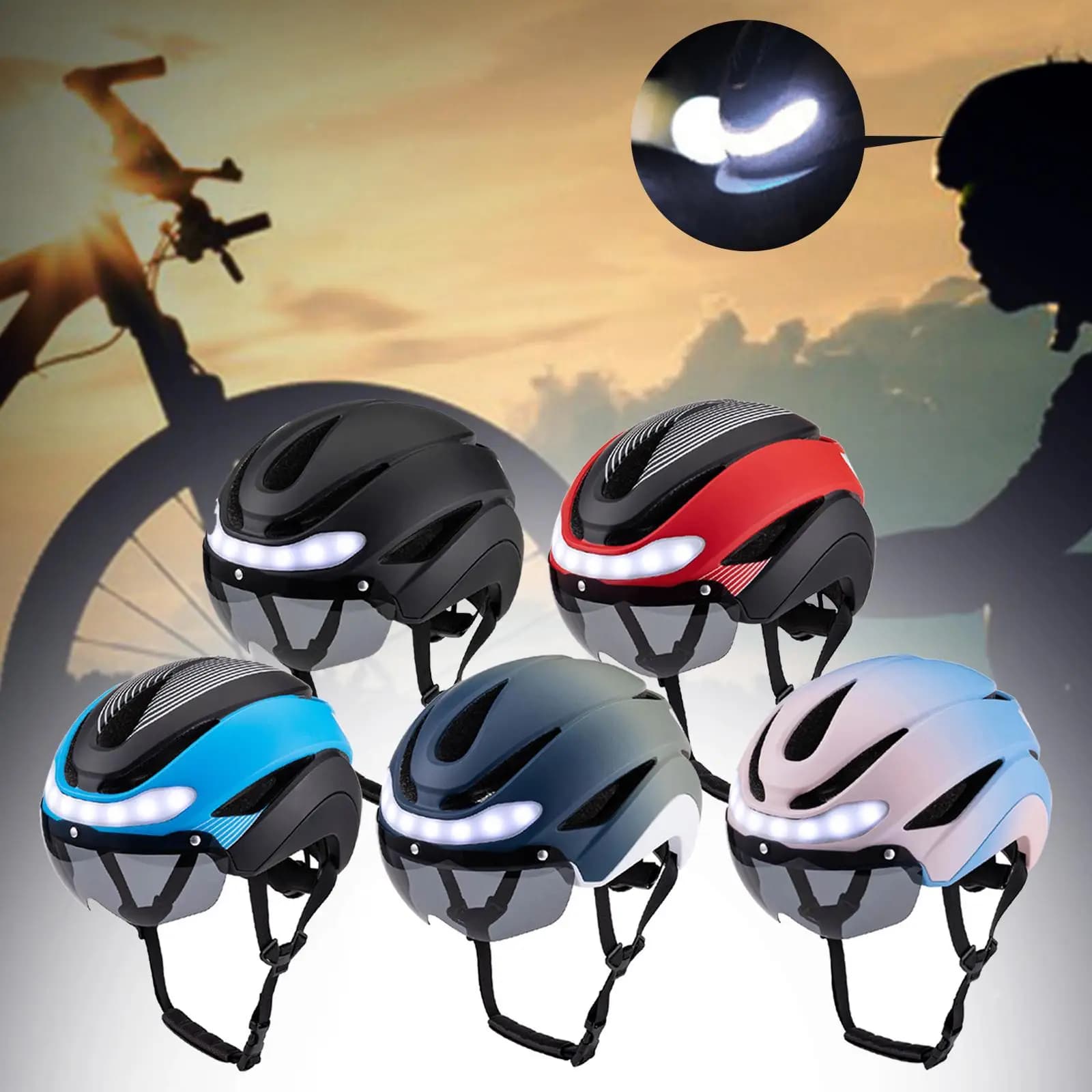Bike helmet with lightweight and comfortable skateboard helmet Bicycle helmet for skateboards Wheelchairs Climbing Horse Riding