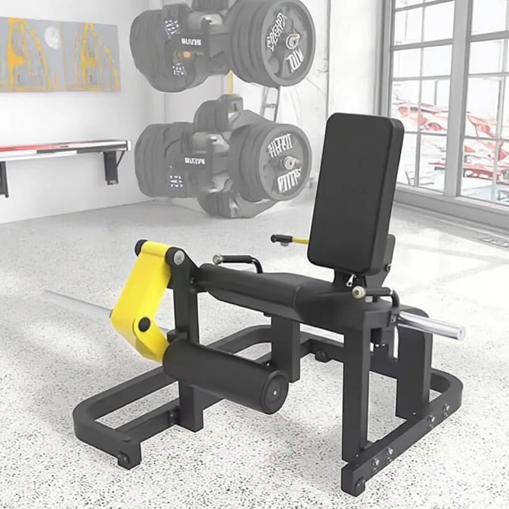 Macchina per l'estensione delle gambe a carico libero, attrezzatura fitness regolabile per l'allenamento delle gambe, macchina per esercizi con pesi per il basso corpo, all'ingrosso