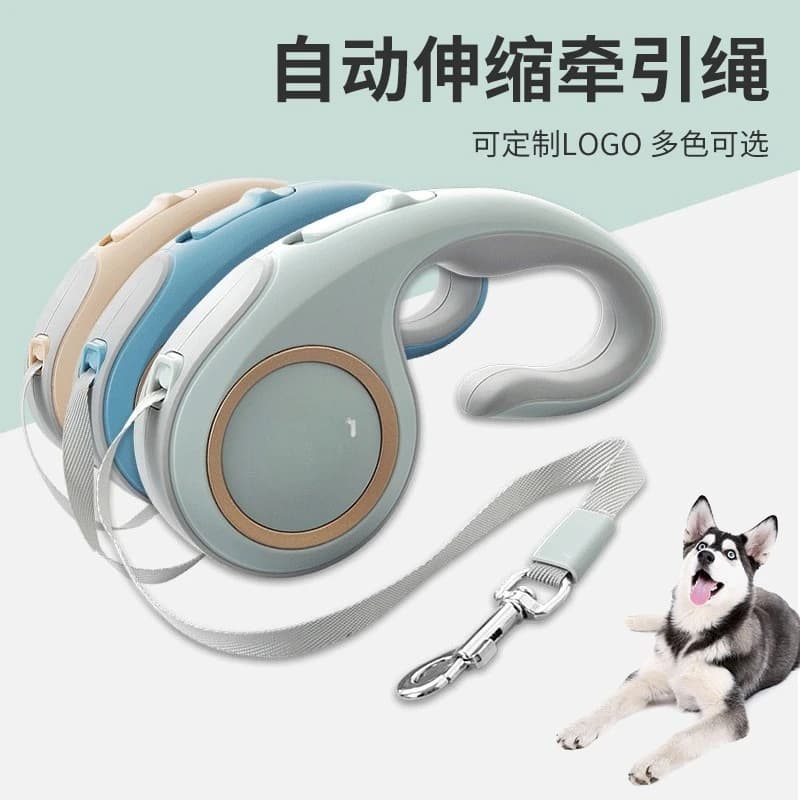Guinzaglio retrattile automatico per orsacchiotto per cani Guinzaglio per cani da gatto Guinzaglio da passeggio per cani da esterno da 3 m