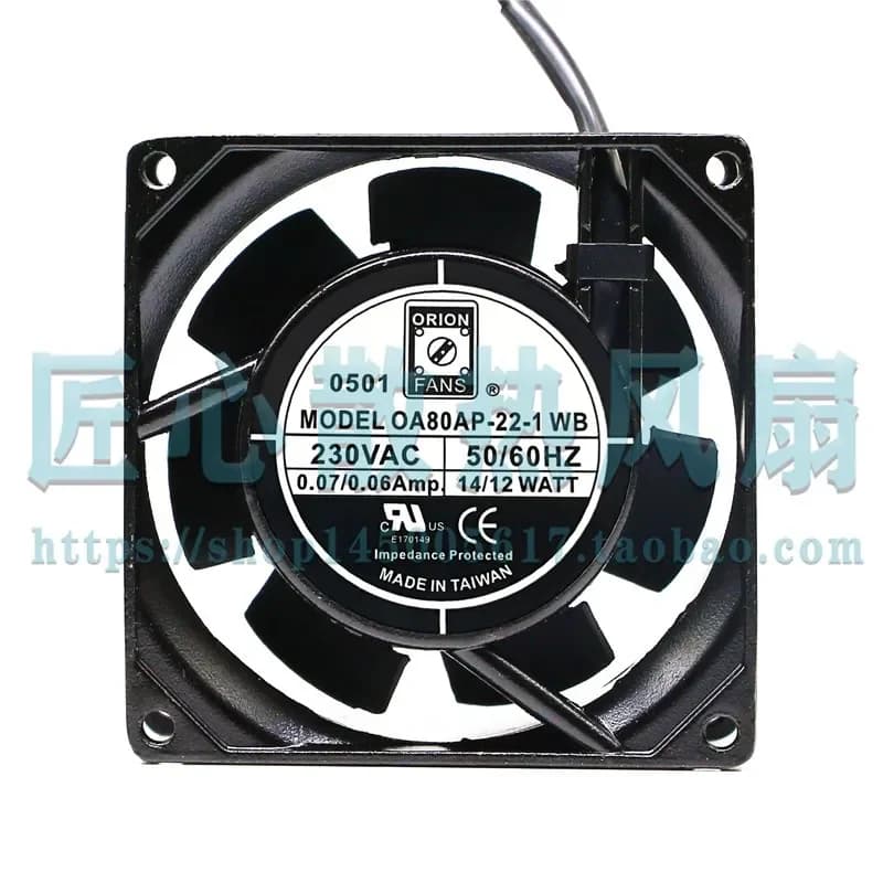 For Taiwan ORION FANS OA80AP-22-1 WB 230V 1 8038 AC Cooling Fan 8CM