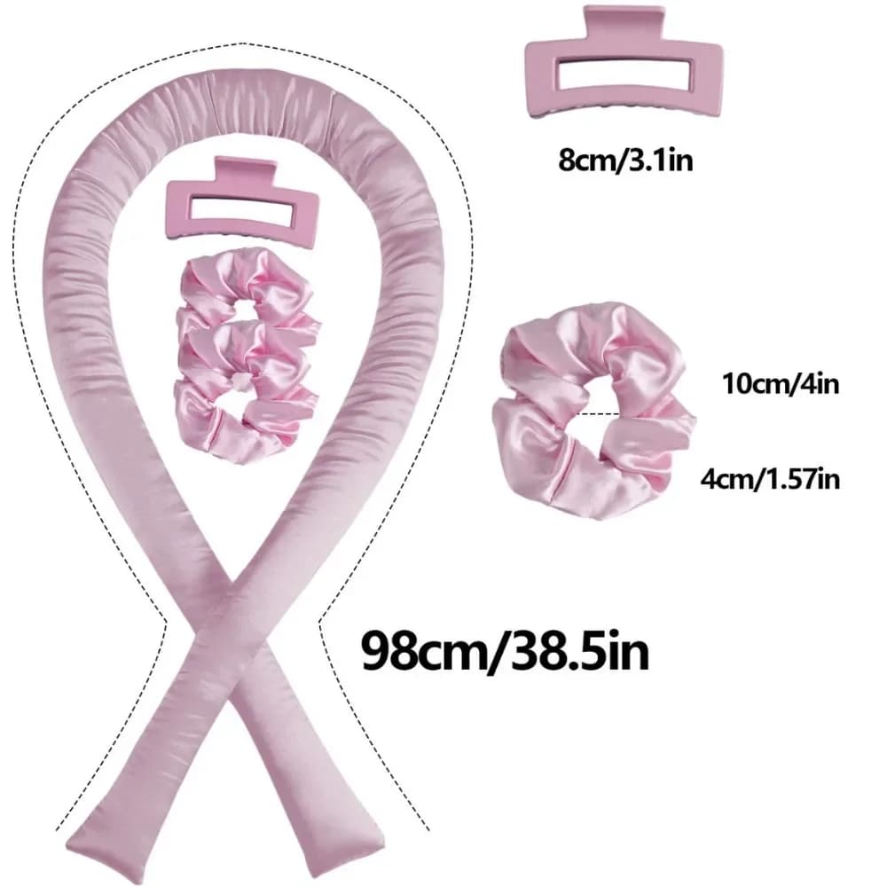 Brake for anger without heat, without heat, hair curler, ribbon, curlers, silk curls, to sleep, lazy, soft, hair curlers, styling tools