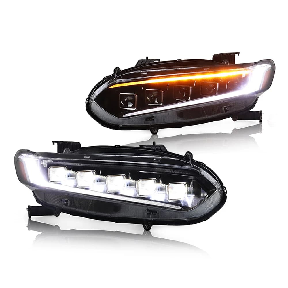 Fari a LED per Honda Accord 2018-2021 con DRL Indicatori di direzione sequenziali Lampada frontale Indicatori di direzione sequenziali Fascio basso/alto