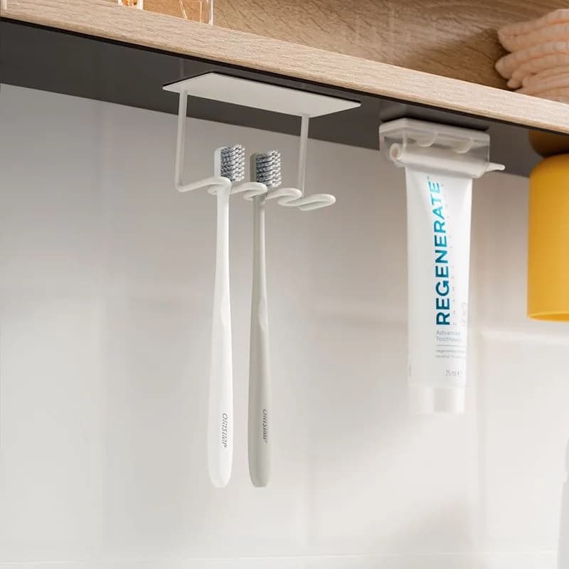 Portaspazzolino magnetico scolapiatti a parete spazzolino da denti occhiali bracciale organizer accessori per il bagno
