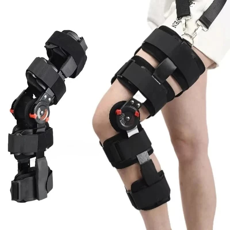 Nuovo Modello di Supporto Ortopedico Stabilizzatore Post-Operatorio, Ginocchiera Regolabile per Fissaggio dell'Articolazione del Ginocchio