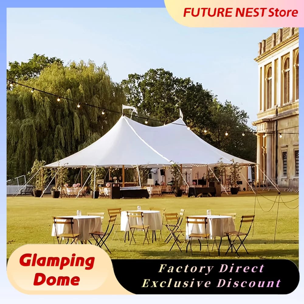 Outdoor hotel tent Camping tent for building teams Party tent Restaurant Resort Luxury tent for weddings Wild luxury canopy tent for hot sale