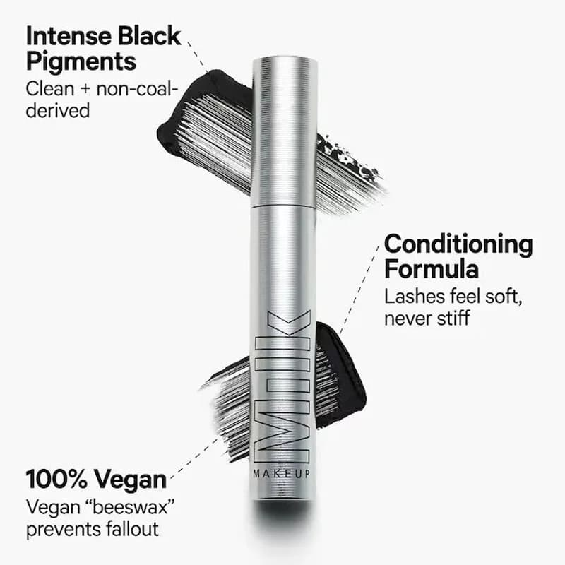 3ml Unique Crossing Sets KUSH Liquid Mascara Long-Term Waterproof Eyelash Quick Drying Curling Thick Eyelash Milk Makeup