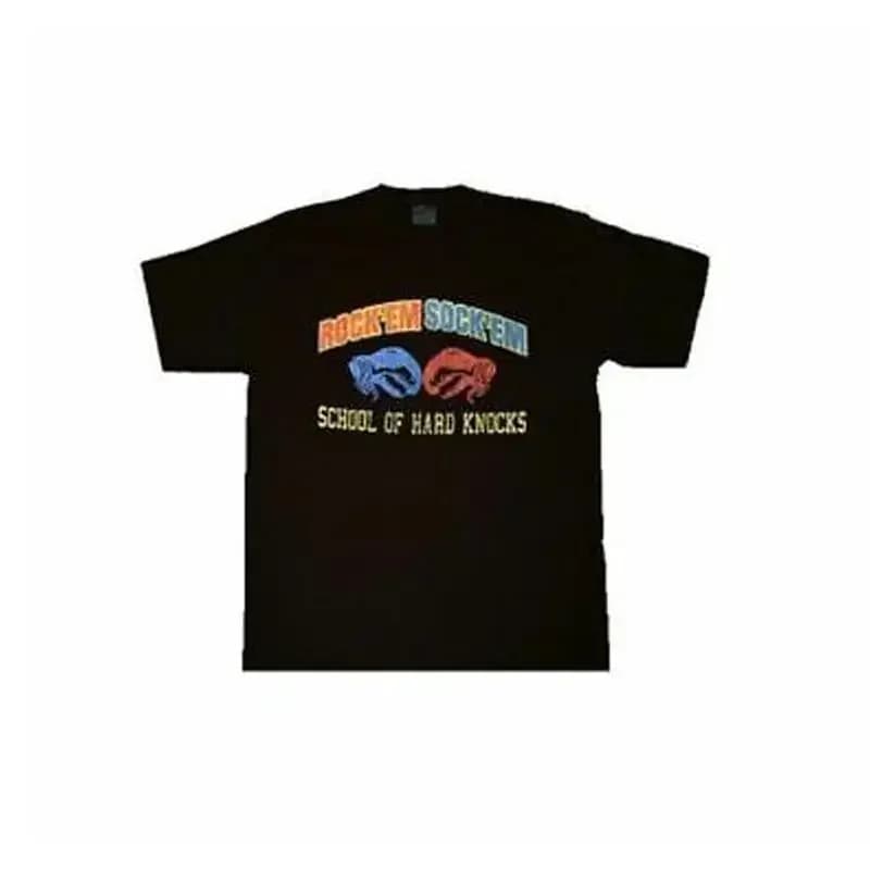 Adult Unisex Vintage Inspired 1970s Rock Em Sock Em Robots T shirt