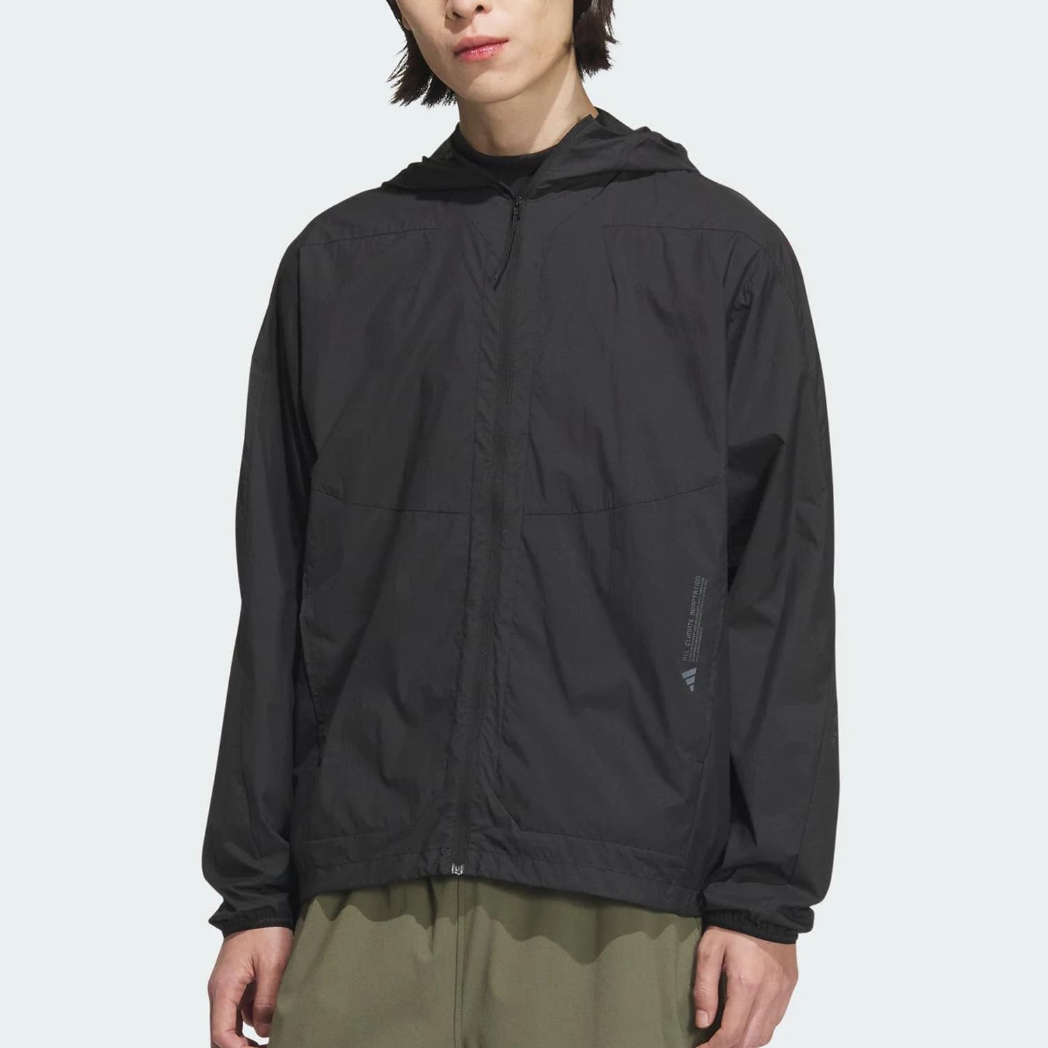 Adidas Originals Nuova giacca da uomo con cappuccio in tessuto con protezione solare JZ8401