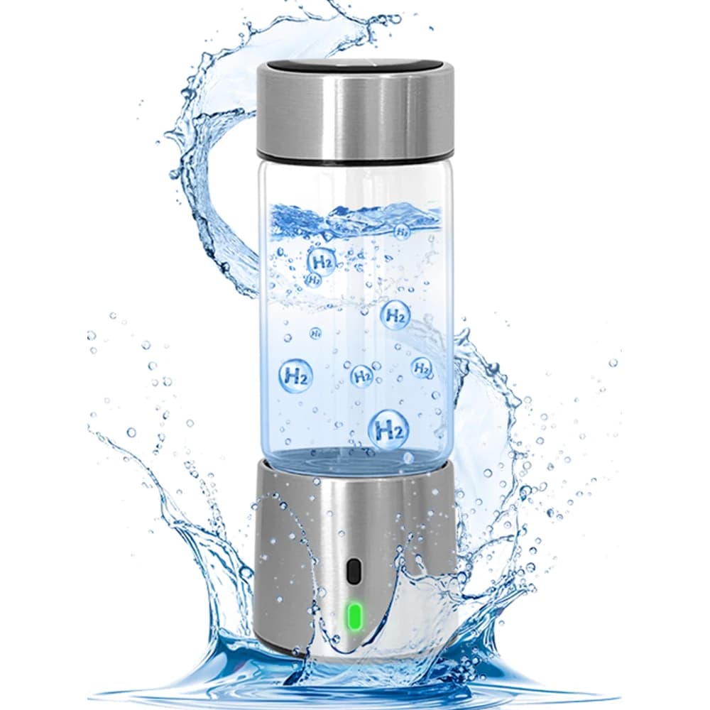 Bottiglia d'acqua di idrogeno SPE PEM 2500 PPB Generatore di bottiglie d'acqua ricco di idrogeno 5/Min Elettrolisi Generatore di acqua di idrogeno da 300 ml