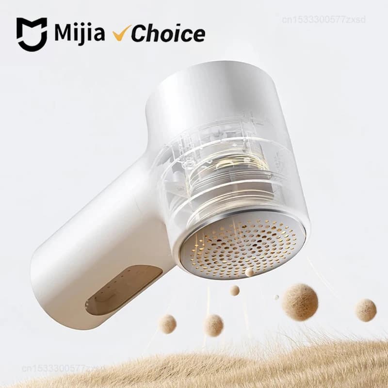 Mijia Lint Remover 2, Levapelucchi Ricaricabile USB con Testina a 6 Lame Migliorata, Rimuovi Pelucchi Portatile per Vestiti