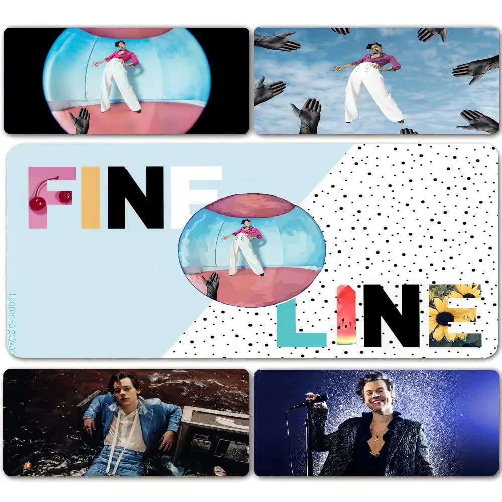 Singer H-Harry S-Styles Mouse Pad Mouse Pad Anti-Slip Rubber Base Extended Desk Mat For Gamers Office Computer Accessories