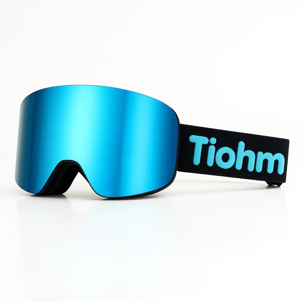Premium Magnetic Flip-Up Anti-Fog Ski Goggles for Skiing & Hiking, UV Protection, HD Clear Vision, Windproof, Adult Unisex