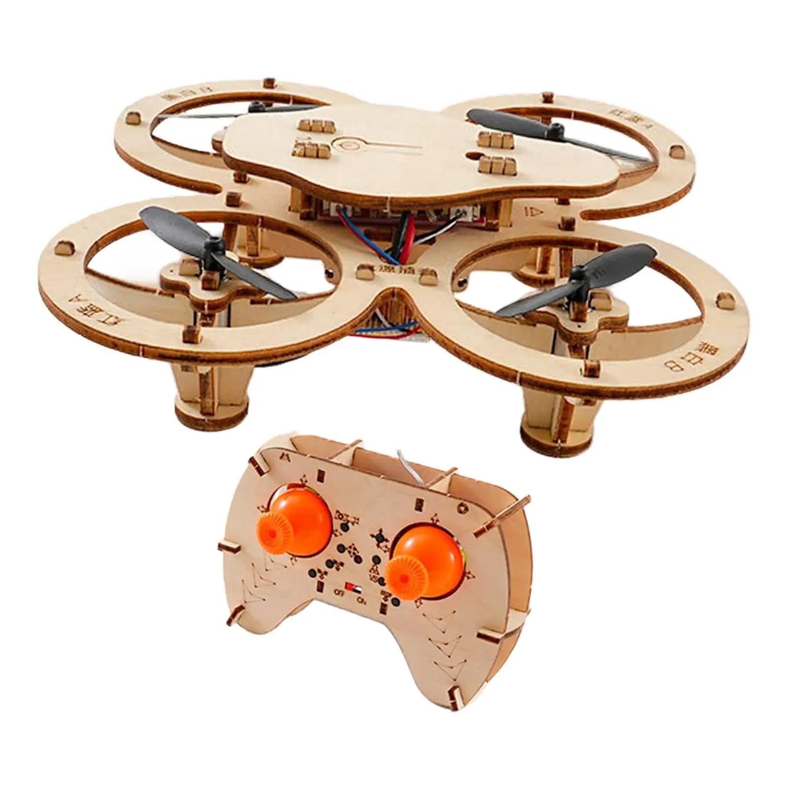 Kit di Montaggio in Legno per Aeromodello RC Fai-da-Te, Regalo di Compleanno Unico per Ragazzi e Ragazze, Giocattolo Educativo per Esperimenti Scientifici